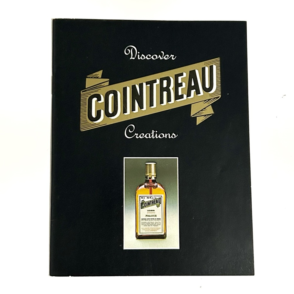 Vintage Cointreau Liqueur Discover Creations Booklet Recipes Cocktails France